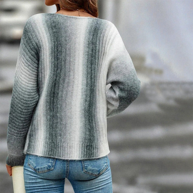 Maglione casual with stampa a gradi