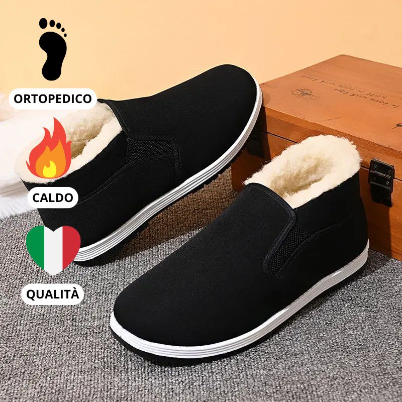 Orthopro™ - orthopedic shoe for a person with leather.