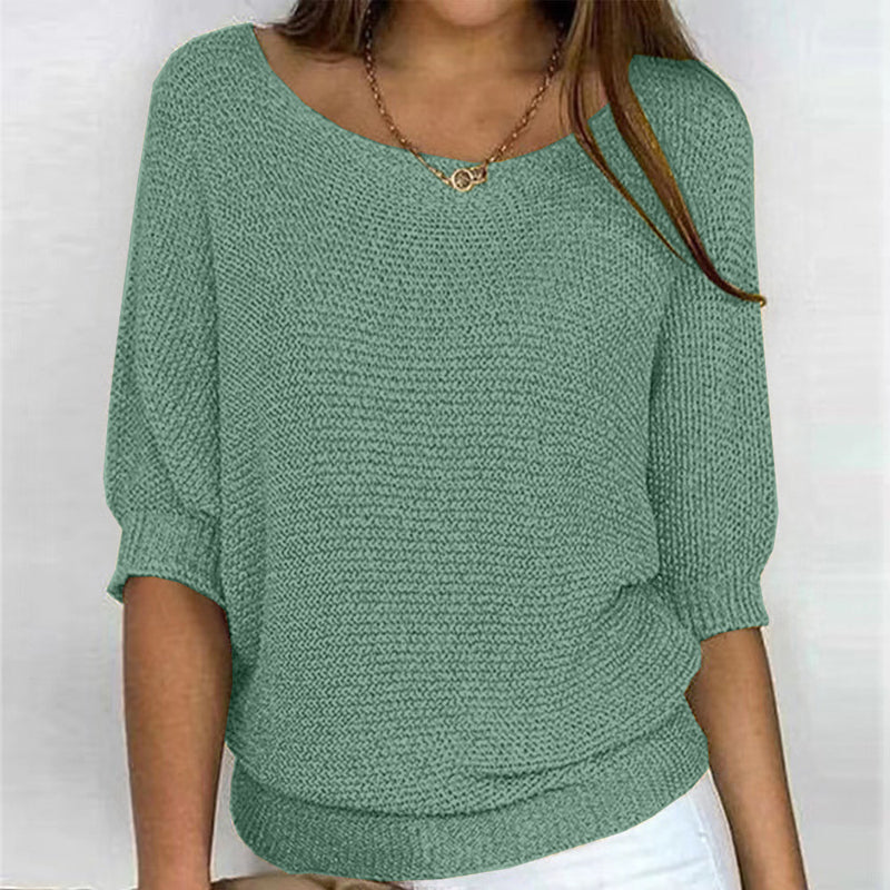 Maglia casual a tinta unita