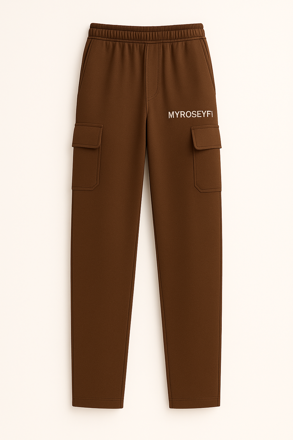 BROWN CARGO PANTS - MYROSEYFI