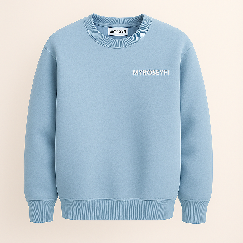 BLUE SWEATER - MYROSEYFI