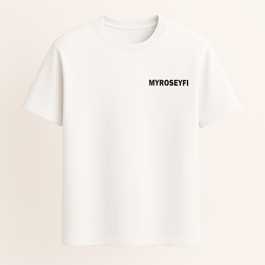 WHITE T-SHIRT - MYROSEYFI