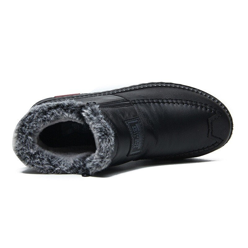 Stivali caldi in women's waterproof skin