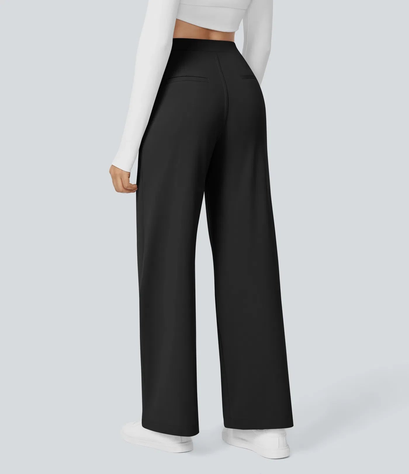 Pantaloni svasati ColaTek Air™ con cintura alta e tasche laterali con zip