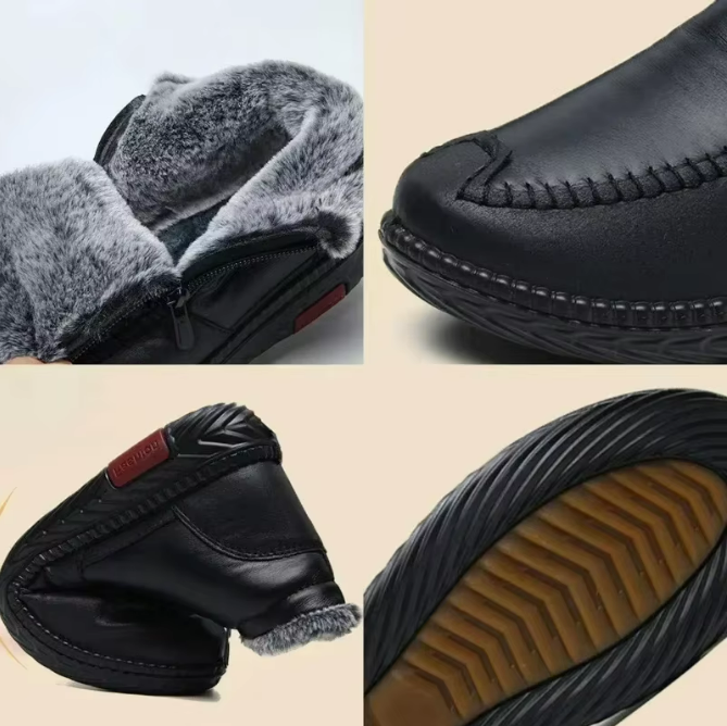 Stivali caldi in women's waterproof skin